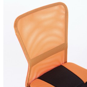 Кресло компактное BRABIX Smart MG-313 (черный, оранжевый) в Новом Уренгое - novyj-urengoj.katalogmebeli.com | фото 4