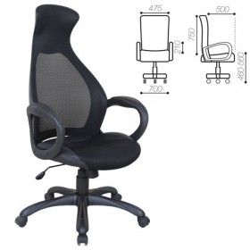 Кресло офисное BRABIX Genesis EX-517 (черное) в Новом Уренгое - novyj-urengoj.katalogmebeli.com | фото