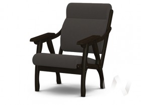 Кресло Вега-10 (венге лак/ULTRA GRAFIT) в Новом Уренгое - novyj-urengoj.katalogmebeli.com | фото