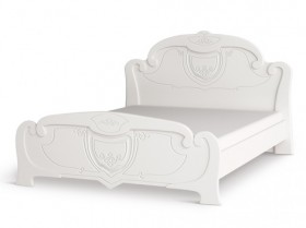 Кровать 1,6м Мария (Белый глянец) в Новом Уренгое - novyj-urengoj.katalogmebeli.com | фото