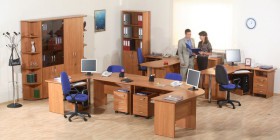 Мебель для персонала Альфа 61 Ольха в Новом Уренгое - novyj-urengoj.katalogmebeli.com | фото