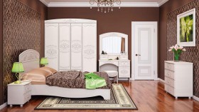 Модульная спальня Каролина в Новом Уренгое - novyj-urengoj.katalogmebeli.com | фото
